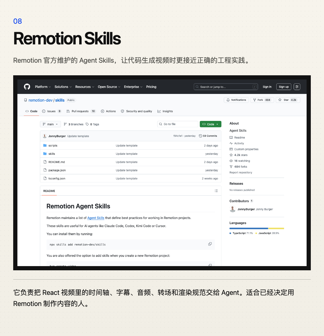 Remotion Skills